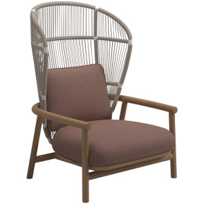 FERN HIGH BACK LOUNGE CHAIR, by GLOSTER