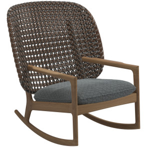KAY HIGH BACK ROCKING CHAIR, by GLOSTER